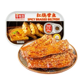 鱼家香 红烧带鱼罐头 80g